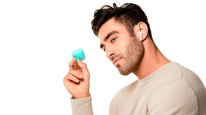 Чехол для Airpods uBear Touch Case for Apple AirPods Mint - рис.7