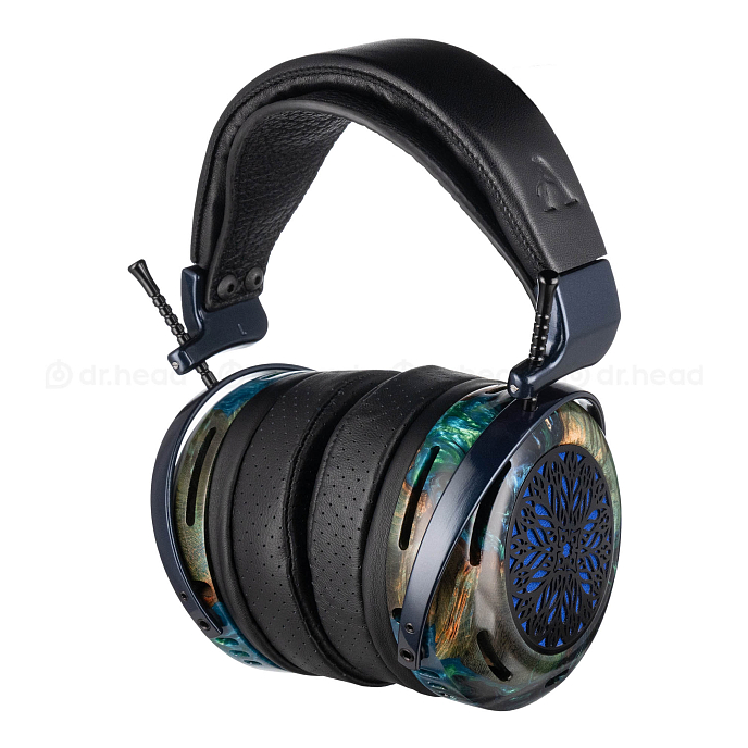 Наушники полноразмерные ZMF Atrium LTD Green Ish Leather 4-pin xlr ofc cable + 6.35mm - рис.2