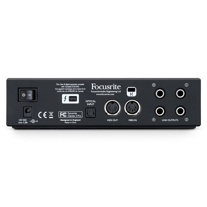 Аудиоинтерфейс FOCUSRITE Clarett 2Pre Thunderbolt - рис.4