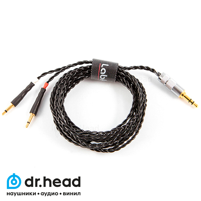 Кабель Labkable Silver Black for SOUND WARRIOR SW-HP10 SW-HP20 3.5mm - рис.0