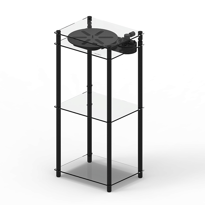 Стойка для Hi-Fi Transparent Transparent Turntable Stand Black - рис.4