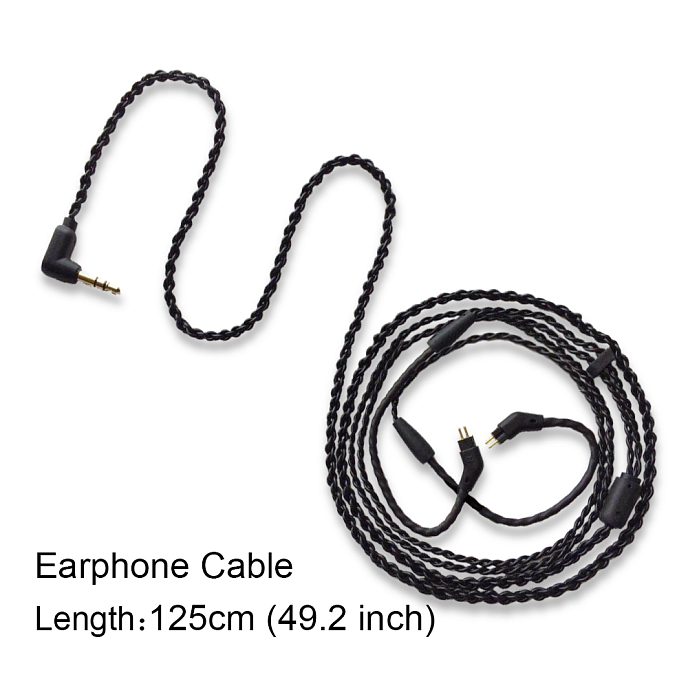 Кабель SoundLink 2pin twisted Black - рис.1