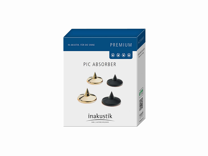 Стойки под акустику Inakustik Premium Pic, 4 Set gold - рис.2