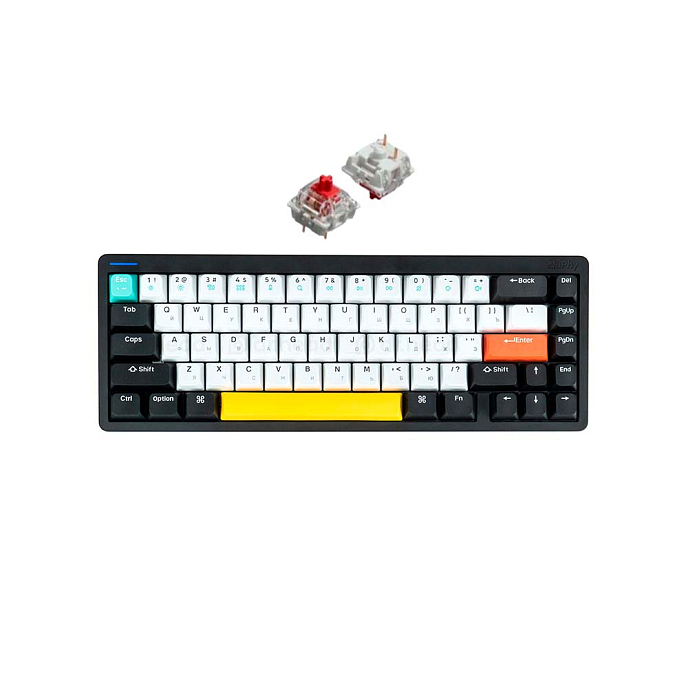 Клавиатура NuPhy Halo65 Red Switch Matte Black - рис.0