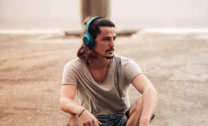 Наушники Sony h.ear MDR-100AAP Grey - рис.3