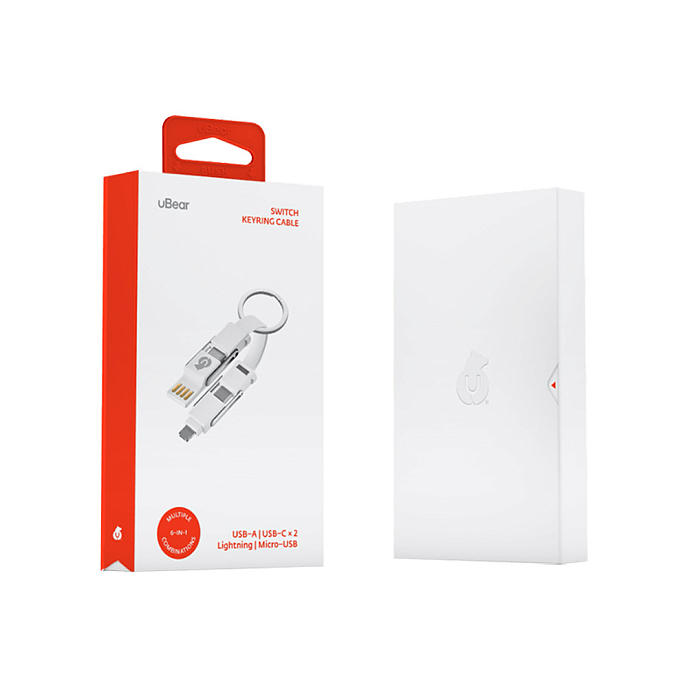 Переходник uBear Switch Keyring Cable Silver - рис.4