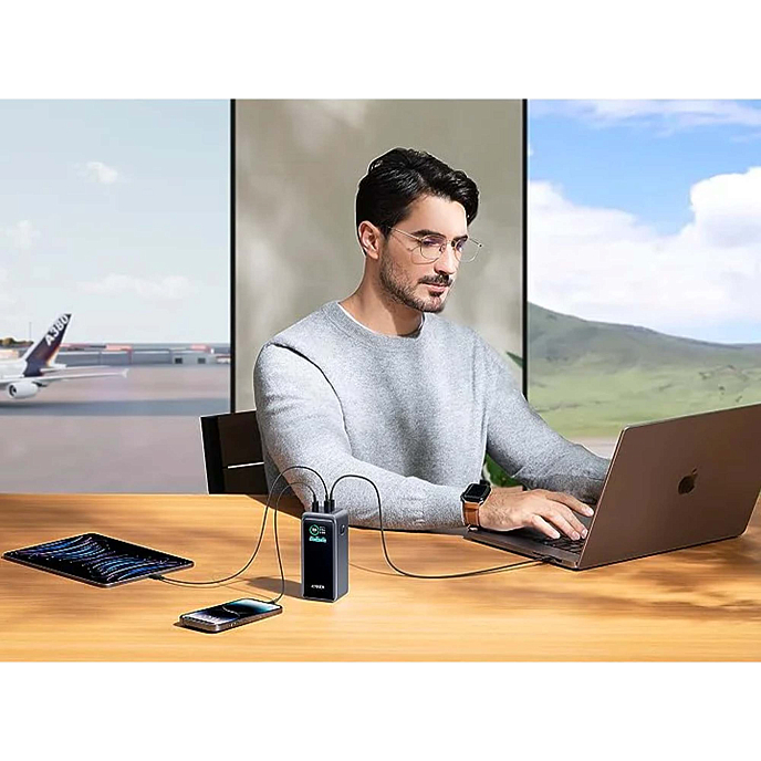 Портативный аккумулятор Anker Prime 20000mAh 200W Champagne - рис.1