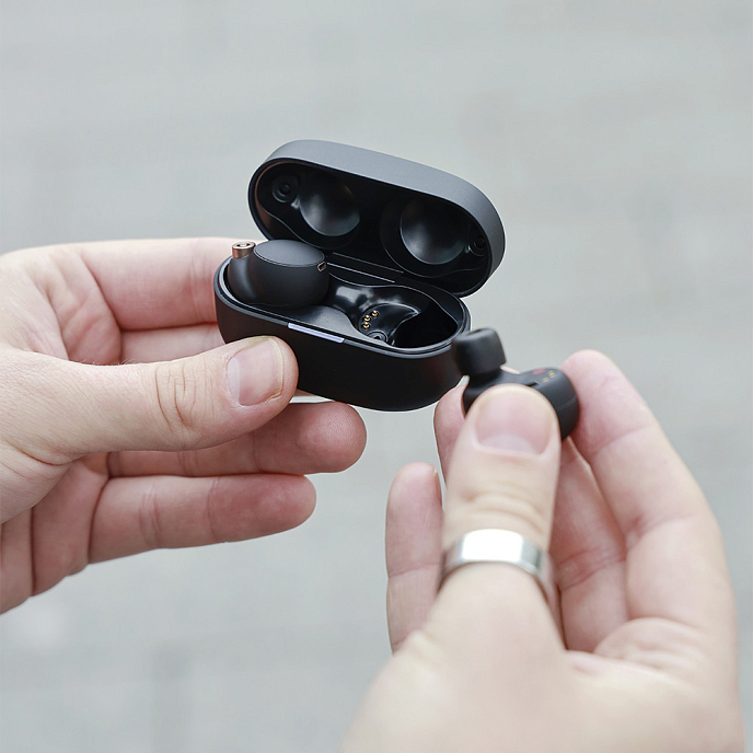 Беспроводные наушники Sony WF-1000XM4 Black - рис.8