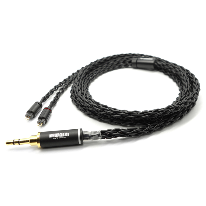 Кабель Nobunaga Labs Advance Voyager Axis Black 2-pin - 3.5mm - рис.0