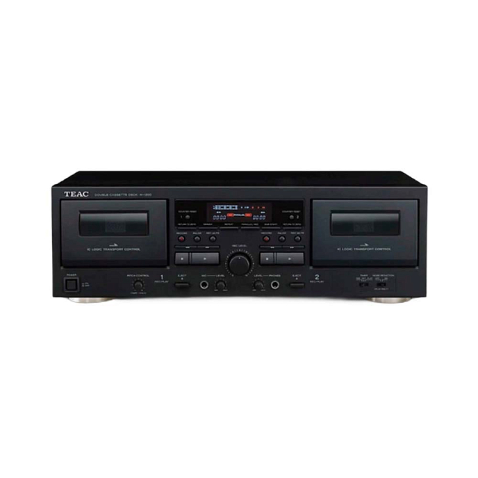 Кассетная дека TEAC W-1200 Black - рис.0