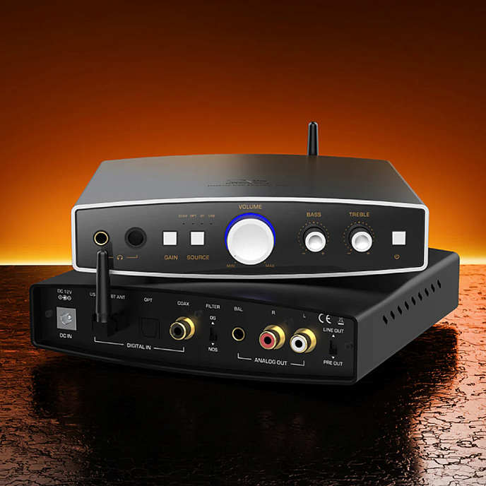 Усилитель для наушников с ЦАП Shanling EH2 Silver - рис.10