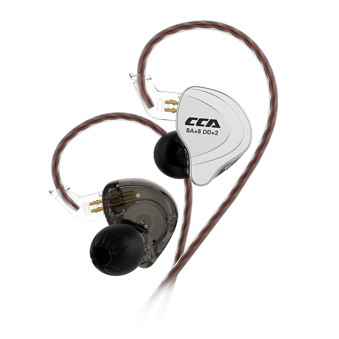 Наушники внутриканальные CCA C10 Black without mic - рис.0