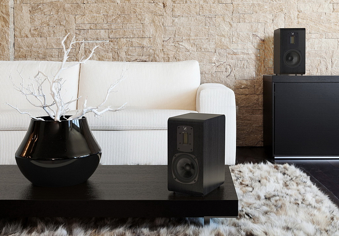 Полочная акустика Quad S-1 Piano Black - рис.5