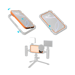 Чехол для смартфонов SmallRig 5795 FilMov Lightweight Photography Case for iPhone 17 Pro Max Orange
