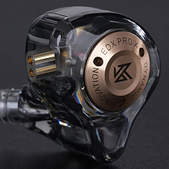 Наушники внутриканальные KZ EDX PRO X without mic Gray