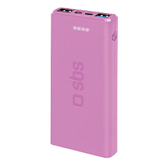 Портативный аккумулятор SBS 10.000 mAh Pink