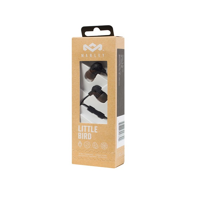 Наушники внутриканальные House of Marley Little Bird EM-JE061-BK Black - рис.2