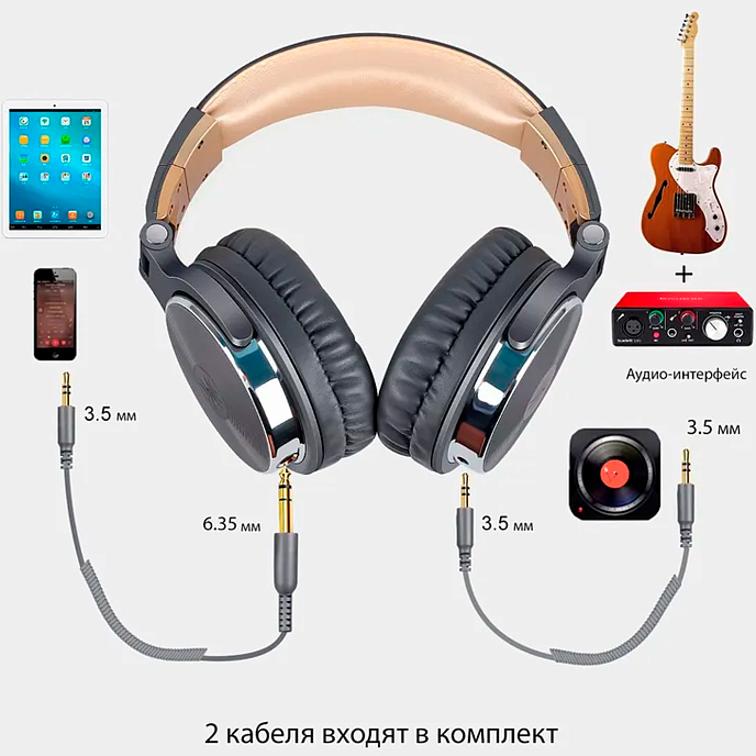 Наушники полноразмерные OneOdio Studio Pro 20 Black - рис.8