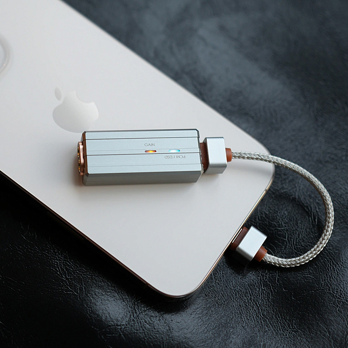 Усилитель для наушников с ЦАП ddHiFi TC44Pro E3 (Eye 3) Silver - рис.1