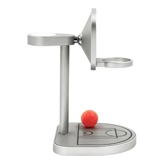 Беспроводная зарядка Magssory Basketball Qi2 Silver 3in1 for Apple - рис.2