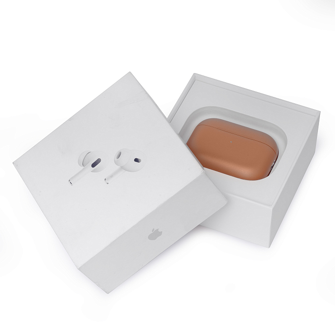 Беспроводные наушники Apple AirPods Pro (2nd generation) with MagSafe Orange Total Mate - рис.7