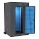 Акустическая кабина IzoRoom Comfort without window Graphite Blue - рис.0