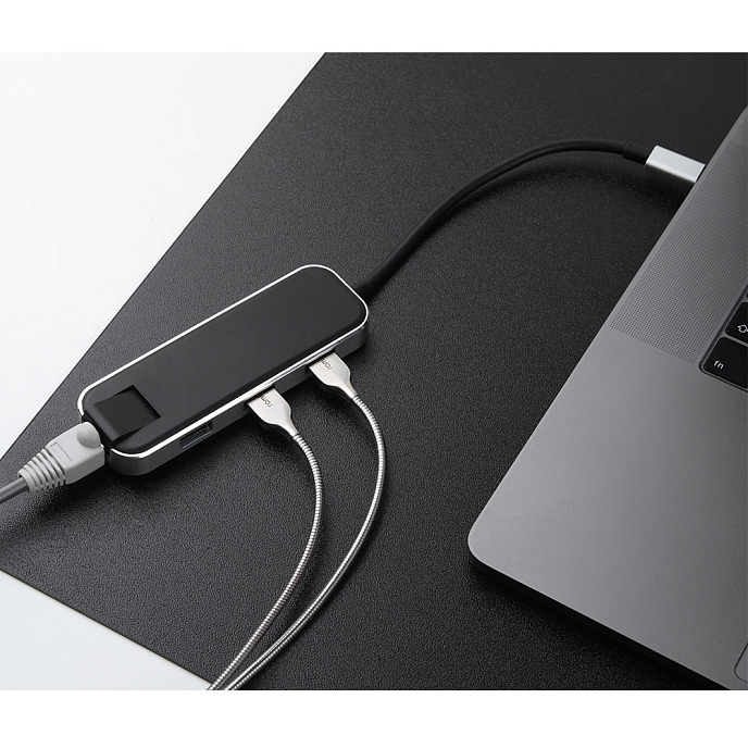 USB HUB Rombica USB-C Chronos Black - рис.7