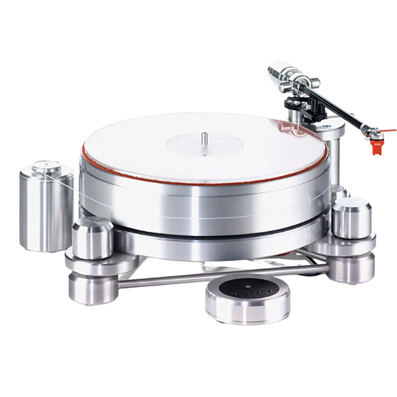 Проигрыватель винила Acoustic Solid Machine Small R WTB370 AT740 M2 Silver - рис.0