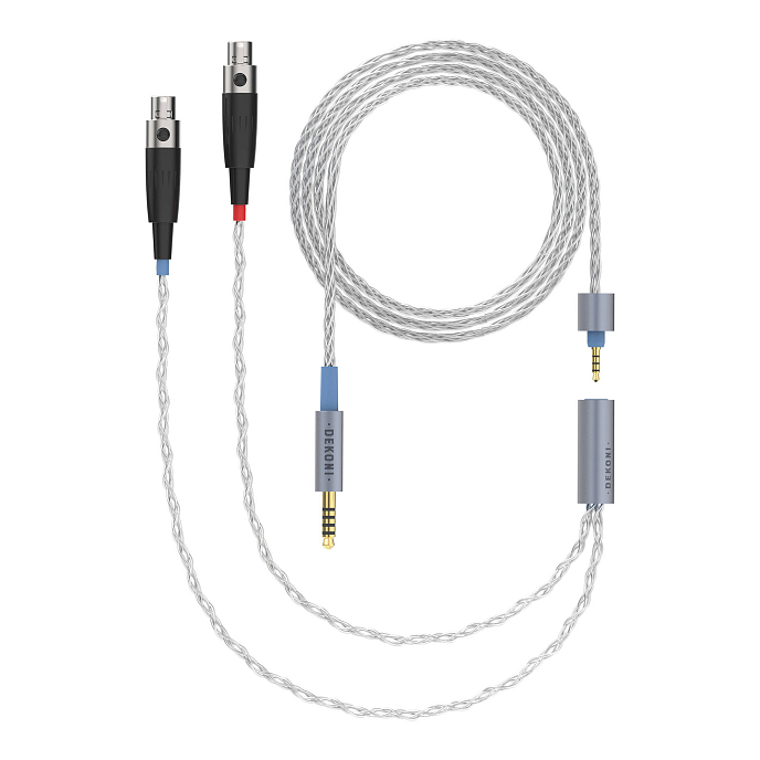 Кабель Dekoni Audio Ensemble Braided Cable Silver 4.4mm - miniXLR 4-pin 1.32m - рис.0