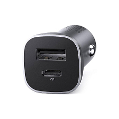 Автомобильное зарядное устройство Ugreen CD130 (30780) 24W Space Grey