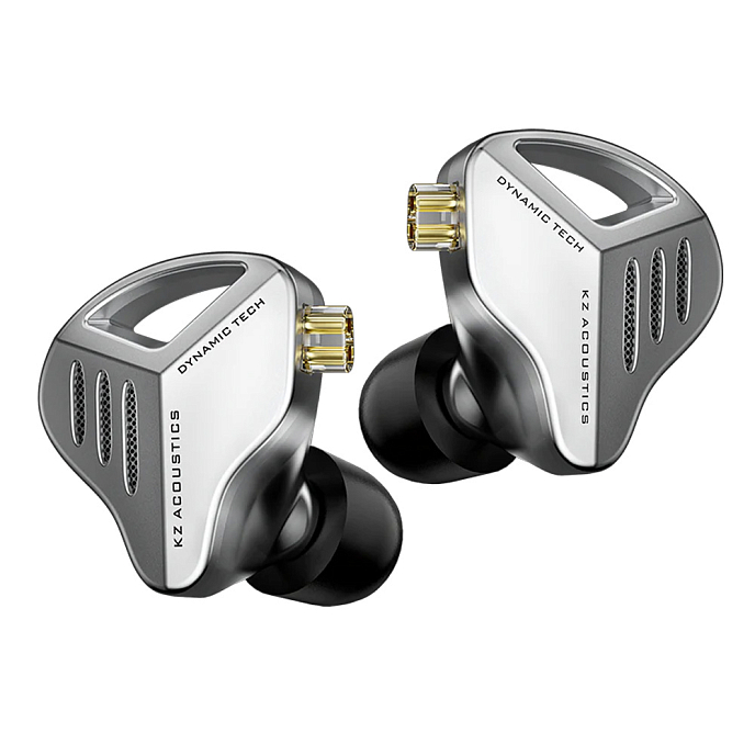 Наушники внутриканальные KZ ZVX without mic Silver - рис.1