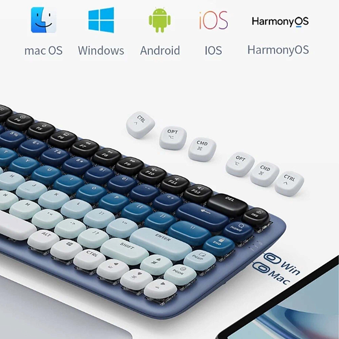 Клавиатура Ugreen FUN+ KU101 Blue - рис.10