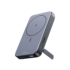 Внешний аккумулятор Ugreen PB206 10000mAh MIni Magnetic Wireless 20W Power Bank Space Gray