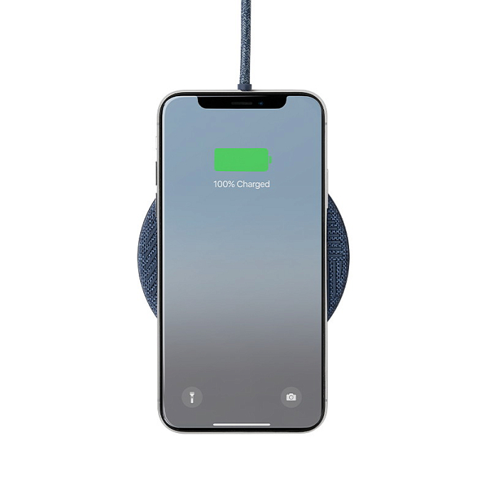 Беспроводная зарядка Native Union Drop Wireless Charger Indigo Blue - рис.2