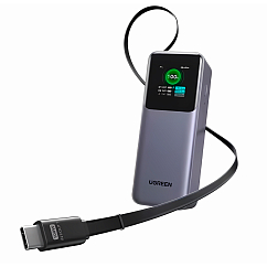 Портативный аккумулятор UGREEN PB726 165W Power Bank 20000mAh Grey Cosmos