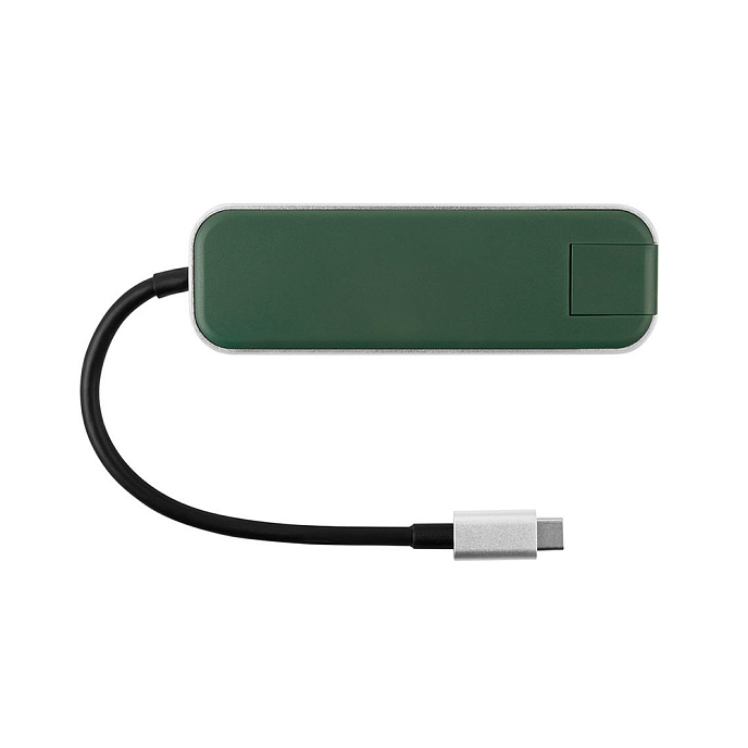 USB HUB Rombica Type-C Chronos Green - рис.1