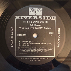 Виниловая пластинка Wes Montgomery - Full House (Analogue, Original Jazz Classics) LP