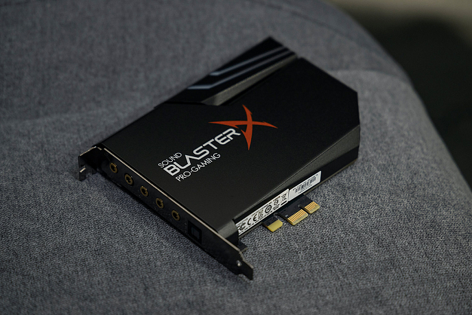 Внутренняя звуковая карта Creative Sound BlasterX AE-5 Plus Black - рис.7