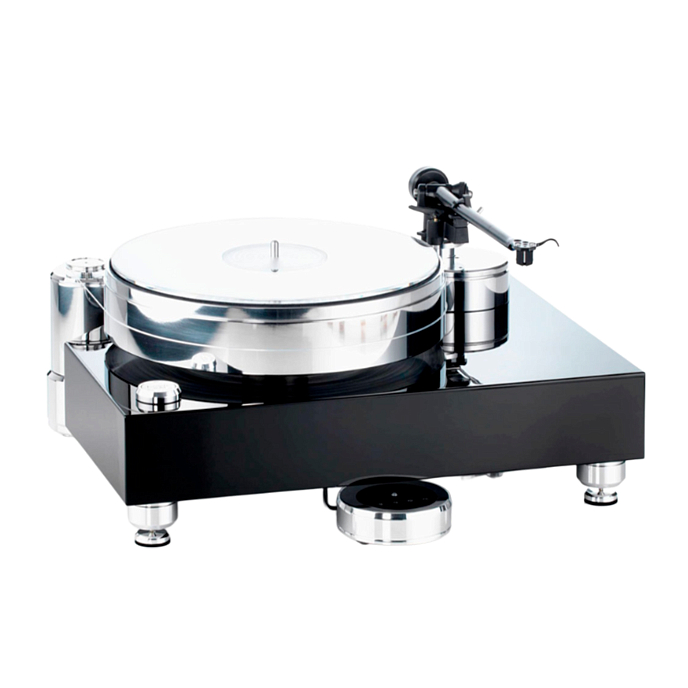 Проигрыватель винила Acoustic Solid Wood WTB370 AT740 M2 Black Gloss - рис.0