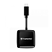 USB HUB Transcend TS-RDC3 Black - рис.0