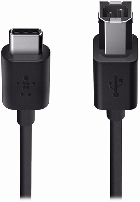 Кабель Belkin 2.0 USB-C to USB-B printer Black - рис.2