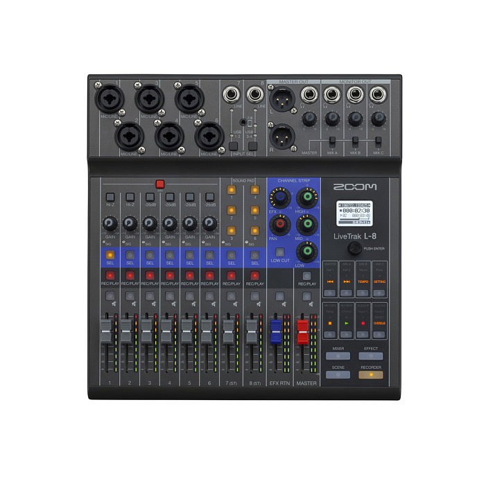 Микшерный пульт Zoom L-8 LiveTrak - рис.0