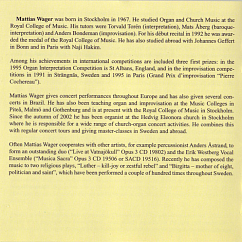 CD-диск Mattias Wager - Organ Treasures SACD