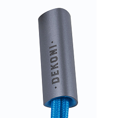 Кабель Dekoni Audio Postsplit 4-pin XLR-mini with Nylon Woven Jacket Blue