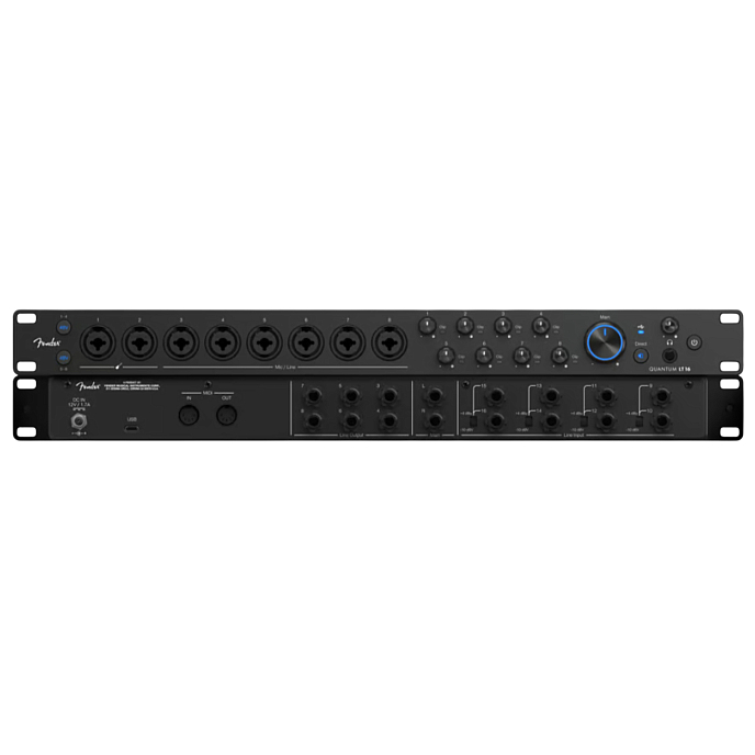 Аудиоинтерфейс Fender Quantum LT 16 Black - рис.3