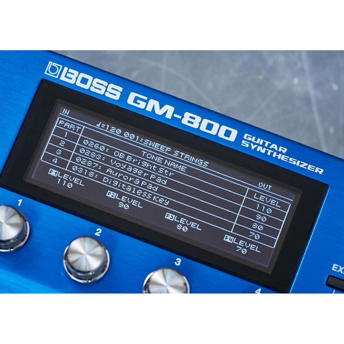 Процессор эффектов Boss GM-800 Blue - рис.4