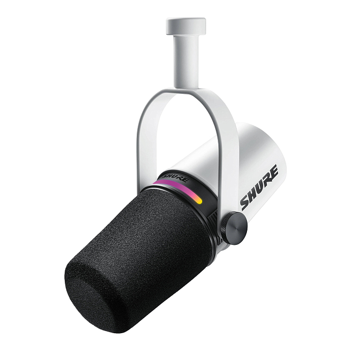 Микрофон для стриминга и игр Shure MV7+ White - рис.0