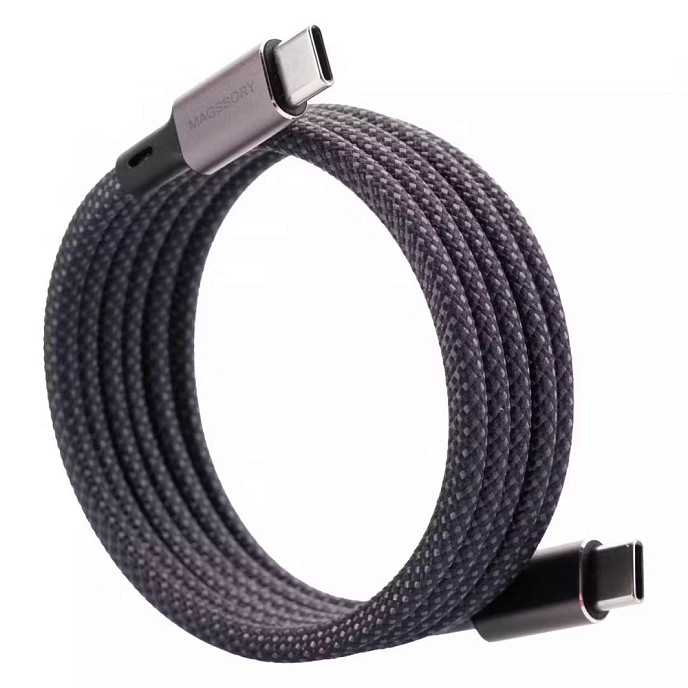 Кабель Magssory CBL001 60W USB-C Grey 1.2m - рис.1