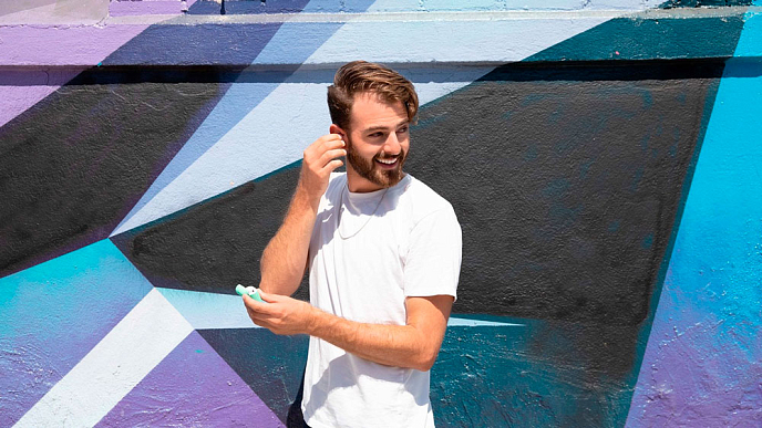 Чехол для Airpods uBear Touch Case for Apple AirPods Mint - рис.4