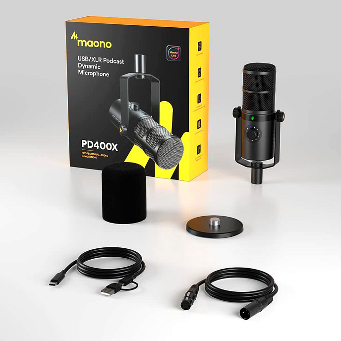 Микрофон студийный Maono PD400X - рис.1